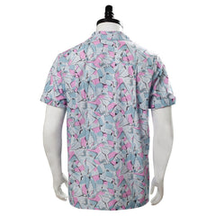 TV Stranger Things 3 Hopper T-shirt Cosplay Costume Halloween Carnival Suit