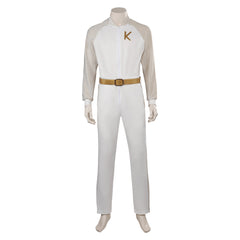 Movie Barbie 2023 Ken Outfits White Set Cosplay Costume Halloween Carnival Suit