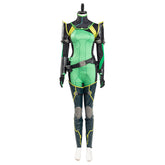 Game Valorant Women Jumpsuit Romper Suit Viper Halloween Carnival Outfit Cosplay Costume