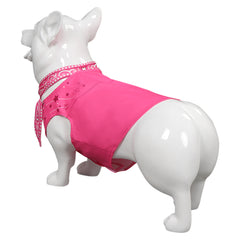 Movie Barbie 2023 Margot Robbie Dog Pet Clothes Outfits Cosplay Costume Halloween Carnival Suit