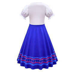 Encanto Luisa Cosplay Costume Kids Children Dress Bag Outfits Halloween Carnival Suit