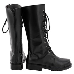 Movie The Suicide Squad (2021) Harley Quinn Black Cosplay Shoes Boots Accessory Halloween Props