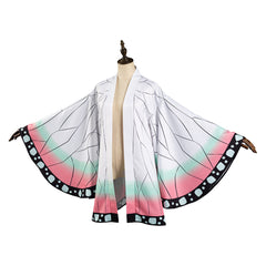 Kochou Shinobu White Buttetfly Kimono Robe Coat Only Cosplay Costume