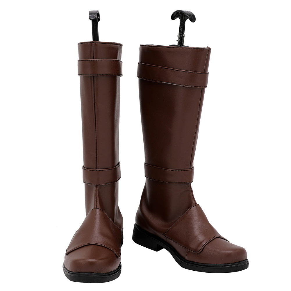 The Book Of Boba Fett Bo-Katan Kryze Cosplay Shoes Mandalorian Boots Halloween Costumes Accessory Custom Made