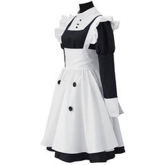 Anime Black Butler Mey Rin Cosplay Costume Lolita Maid Dress Outfits Halloween Carnival Suit