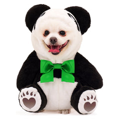 Cute Cartoon Panda Pet Dog Clothing Outfits Cosplay Costume Halloween Carnival Suit