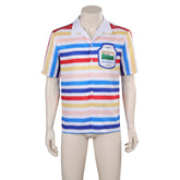 Movie Barbie 2023 Allan Rainbow Striped Shirt Outfits Cosplay Costume Suit