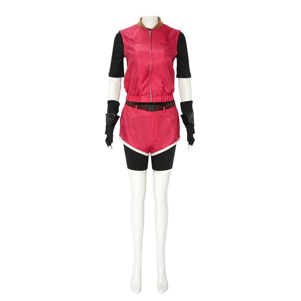 Game Resident Evil Claire Redfield Outfits Cosplay Costume Suit