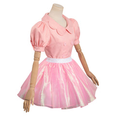 2023 Barbie Margot Robbie Barbie Pink Yarn TuTu Skirt Outfits Cosplay Costume Halloween Carnival Suit