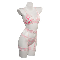 Movie Barbie 2023 Margot Robbie Barbie Sexy ​Lingerie Outfits ​Cosplay Costume Halloween Carnival Suit