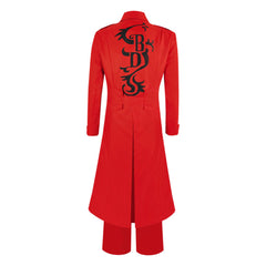 Anime Daiju shiba Red Coat Cosplay Costume Outfits Halloween Carnival Suit