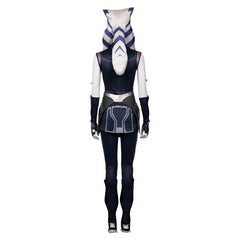 TV Ahsoka 2023 Ahsoka Tano Blue Dress Outfit Halloween Carnival Suit Cosplay Costume