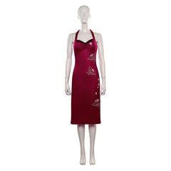 Resident Evil 4 Ada Wong Cosplay Costume Cheongsam Dress Halloween Carnival Disguise Suit