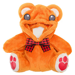 Cute Brown Bear Pet Teddy Dog Clothing Outfits Cosplay Costume Halloween Carnival Suit