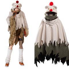 Game Final Fantasy VII: Remake Intergrade Yuffie Kisaragi Moogle Cape Cosplay Costume Halloween Carnival Suit