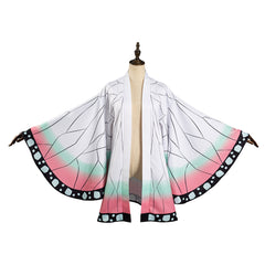 Kochou Shinobu White Buttetfly Kimono Robe Coat Only Cosplay Costume