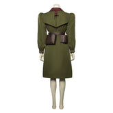 Movie Matilda Agatha Trunchbull Green Coat Cosplay Costume Outfits Halloween Carnival Suit