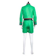 Green Top Shorts Outfits Set Cosplay Costume Halloween Carnival Suit