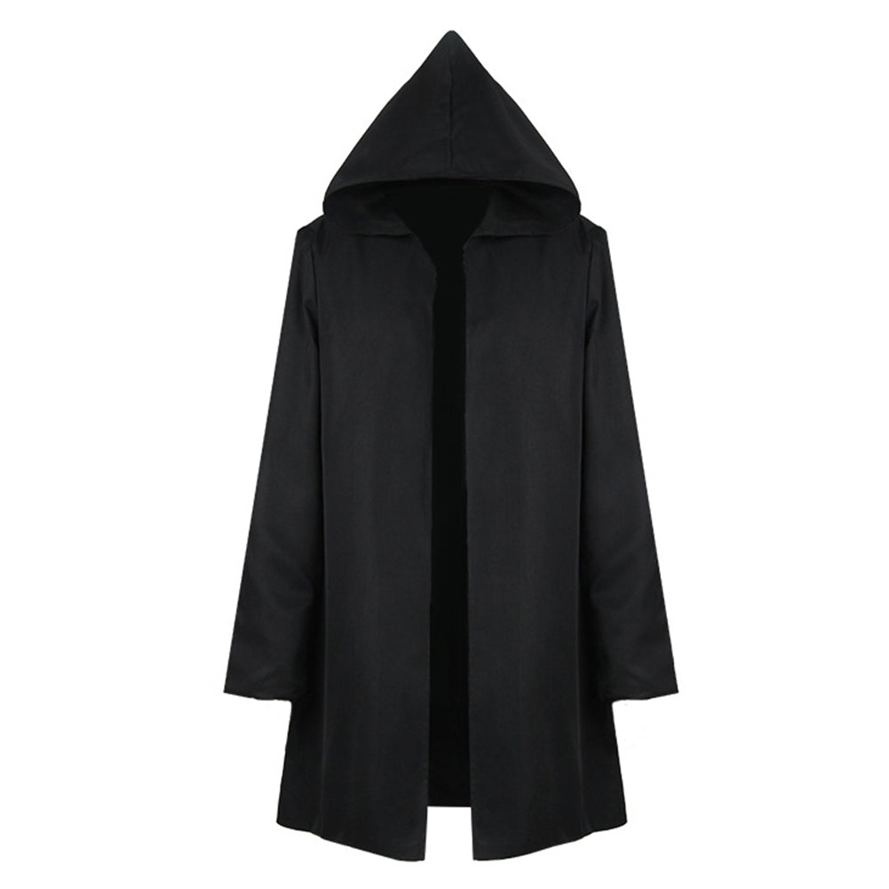 Anime The Final Season Eren Jaeger Cosplay Costume Black Cloak Outfits Halloween Carnival Suit