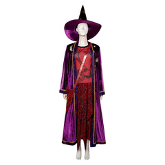 Halloweentown Marnie Piper Robe Hat Bag Witch Outfits Cosplay Costume Halloween Carnival Suit