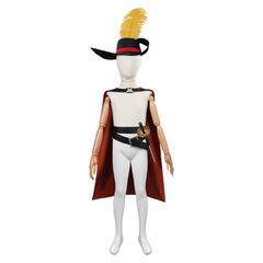 Kids Children Movie Puss In Boots: The Last Wish Cosplay Costume Puss in Boots Outfits Set Suit