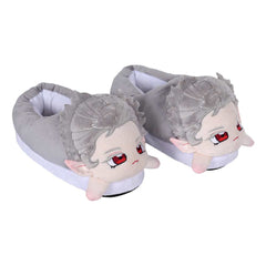 Game Baldur's Gate 2023 Astarion Gray Cotton Shoes Slipper Cosplay Accessories Halloween Carnival Props