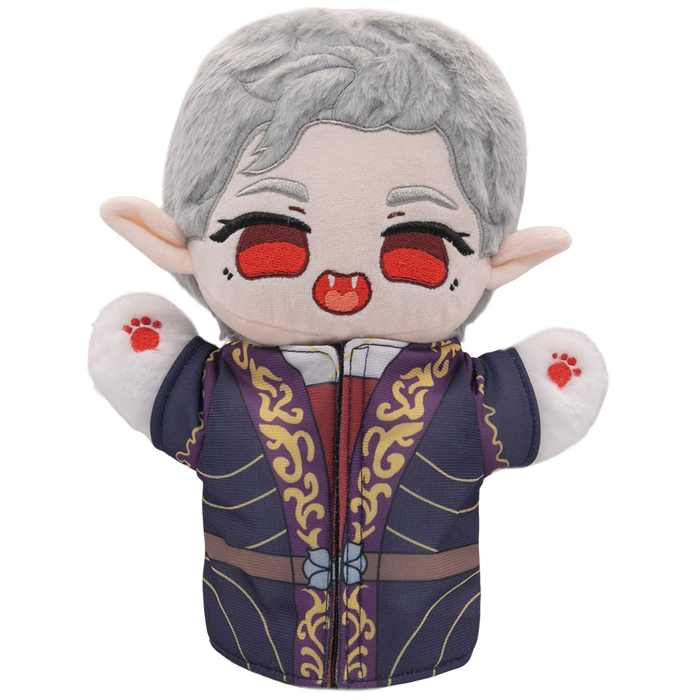 Game Baldur's Gate Astarion Hand Puppet Cosplay Plush Toys Cartoon Soft Stuffed Dolls Mascot Birthday Xmas Gift