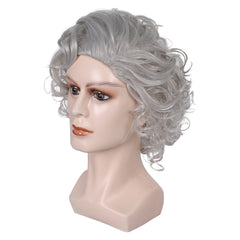 Game Baldur's Gate Astarion White Cosplay Wig Heat Resistant Synthetic Hair Carnival Halloween Party Props