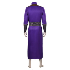 Game Baldur's Gate Gala Purple Outfits Cosplay Costume Halloween Suit