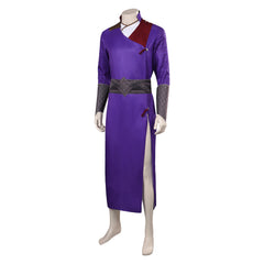 Game Baldur's Gate Gala Purple Outfits Cosplay Costume Halloween Suit