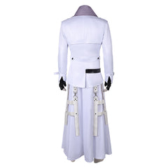 Game Final Fantasy Rufus White Set Outfits Cosplay Costume Halloween Carnival Suit
