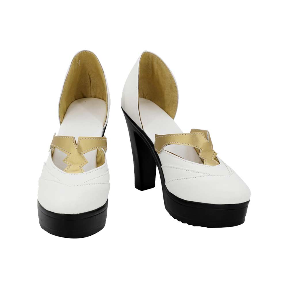Game Genshin Impact Kaveh White Shoes Cosplay Accessories Halloween Carnival Props