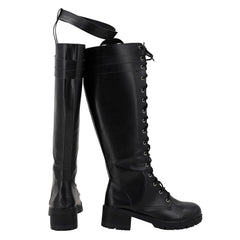 Game Genshin Impact Lyney Black Shoes Boots Cosplay Accessories Halloween Carnival Props