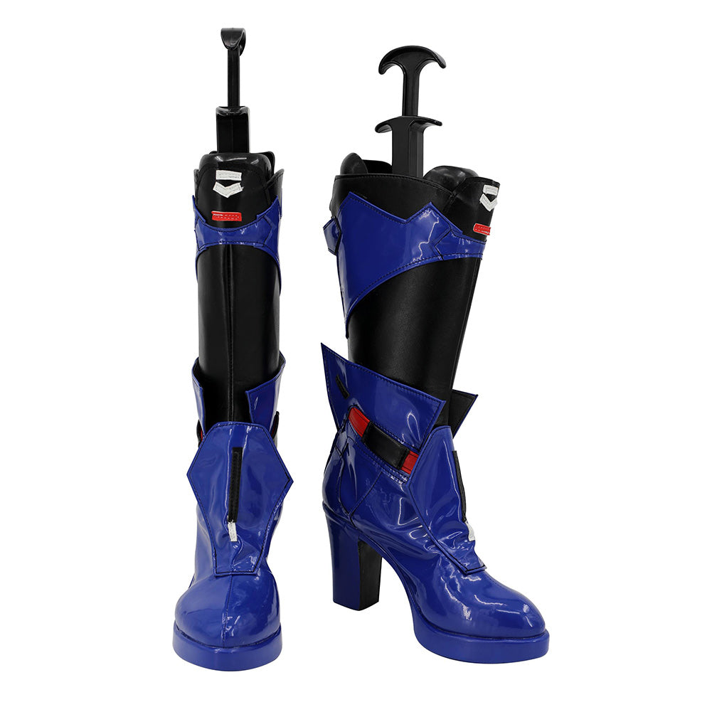 Game Honkai Goushinnso Memento Blue Shoes Boots Cosplay Accessories