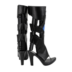 Game Honkai: Star Rail Hanya Black Shoes Boots Cosplay Accessories Halloween Carnival Props