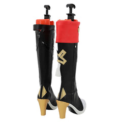 Game Honkai: Star Rail Topaz Black Shoes Boots Cosplay Accessories Halloween Carnival Props
