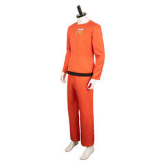 Game Lethal Company 2024 Orange Protection Garment Outfits Cosplay Costume Halloween Carnival Suit