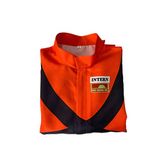 Game Lethal Company Orange Protective Jumpsuit Outfits Cosplay Costume Halloween Carnival Suit
