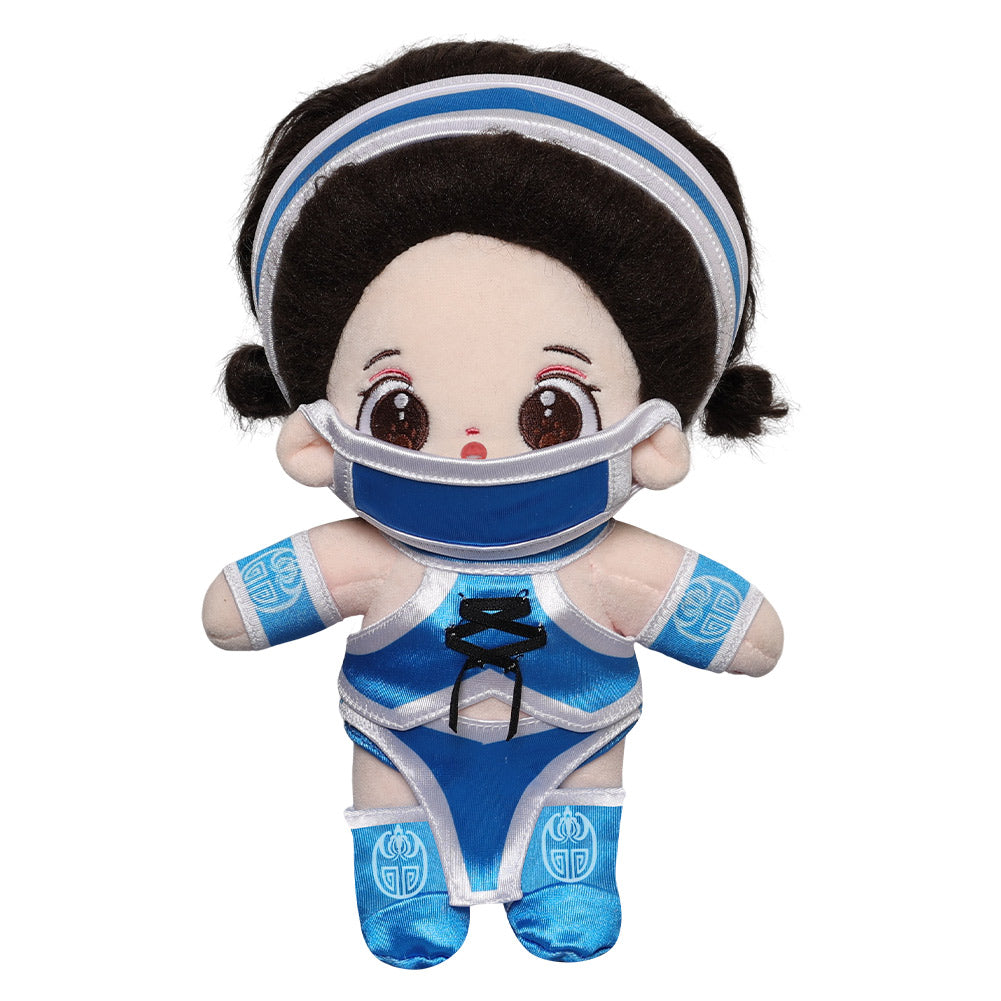 Game Mortal Kombat Chun Li Cosplay Plush Toys Cartoon Soft Stuffed Dol