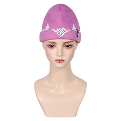 Game Overwatch Kiriko Pink Hat Cosplay Accessories Halloween Carnival Props