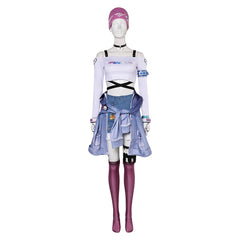 Game Overwatch Kiriko White Set Outfits Cosplay Costume Halloween Carnival Suit