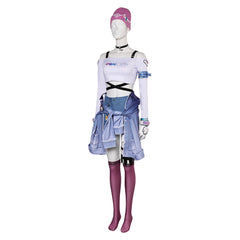 Game Overwatch Kiriko White Set Outfits Cosplay Costume Halloween Carnival Suit