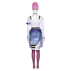 Game Overwatch Kiriko White Set Outfits Cosplay Costume Halloween Carnival Suit