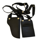 Game Suicide Squad: Kill the Justice League 2024 Harley Quinn Black Waistband Belt Cosplay Accessories Halloween Carnival Props