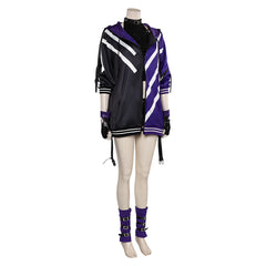 Game Tekken 8 Reina Purple Set Cosplay Costume Outfits Halloween Carnival Suit