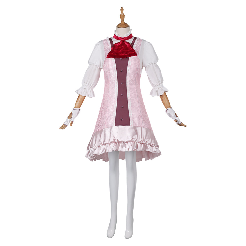 Game Tekken 8 Lili Pink Dress Outfits Cosplay Costume Halloween Carnival Suit