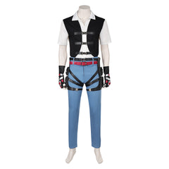 Game Tekken8 (2024) LEO Red Set Outfits Cosplay Costume Halloween Carnival Suit