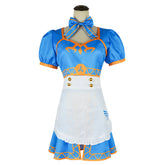 Game The Legend Of Zelda Zelad Dress Blue Maid Dress Outfits Cosplay Costume Suit
