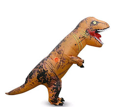 Yellow Inflatable Dinosaur Jumpsuit Outfits Cosplay Costume Halloween Carnval Suit