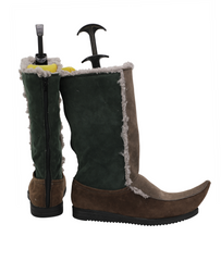 Frozen 2 Prince Kristoff Brown Boots Cosplay Shoes Halloween Carnival Props